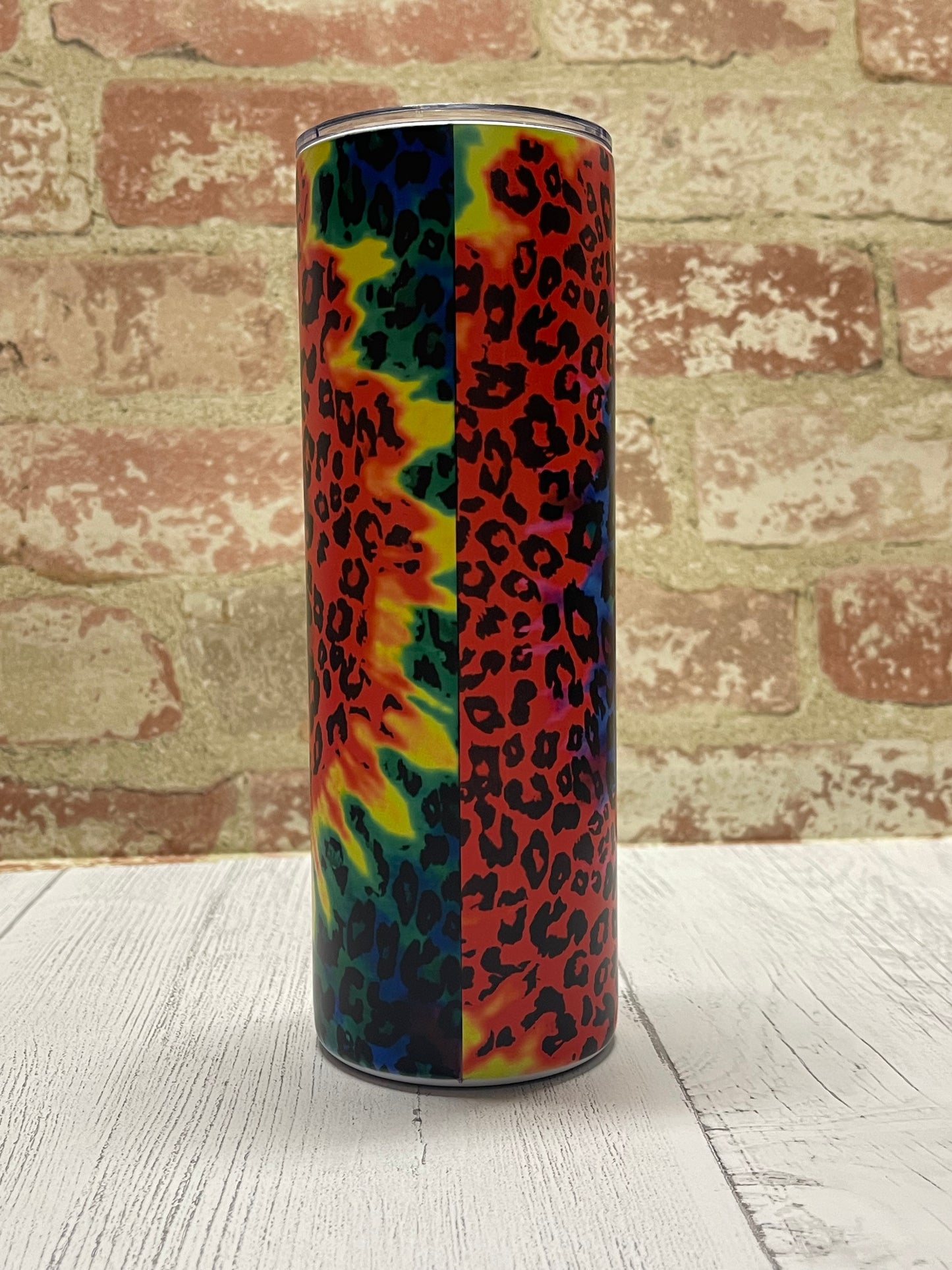20oz Tie Dye Leopard