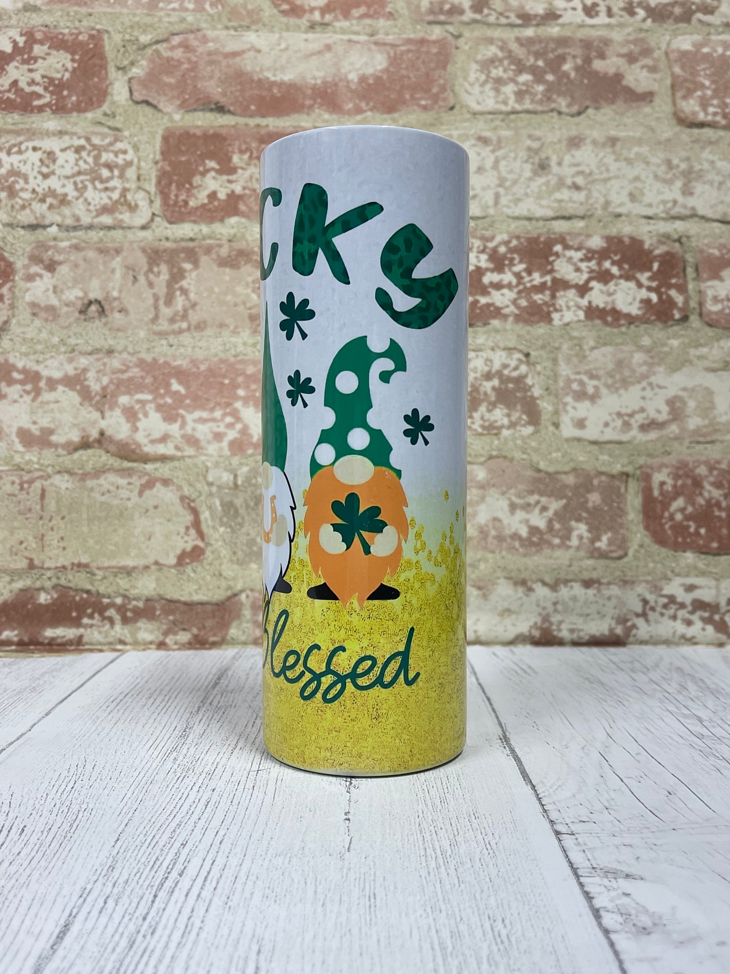 20oz Lucky and Blessed