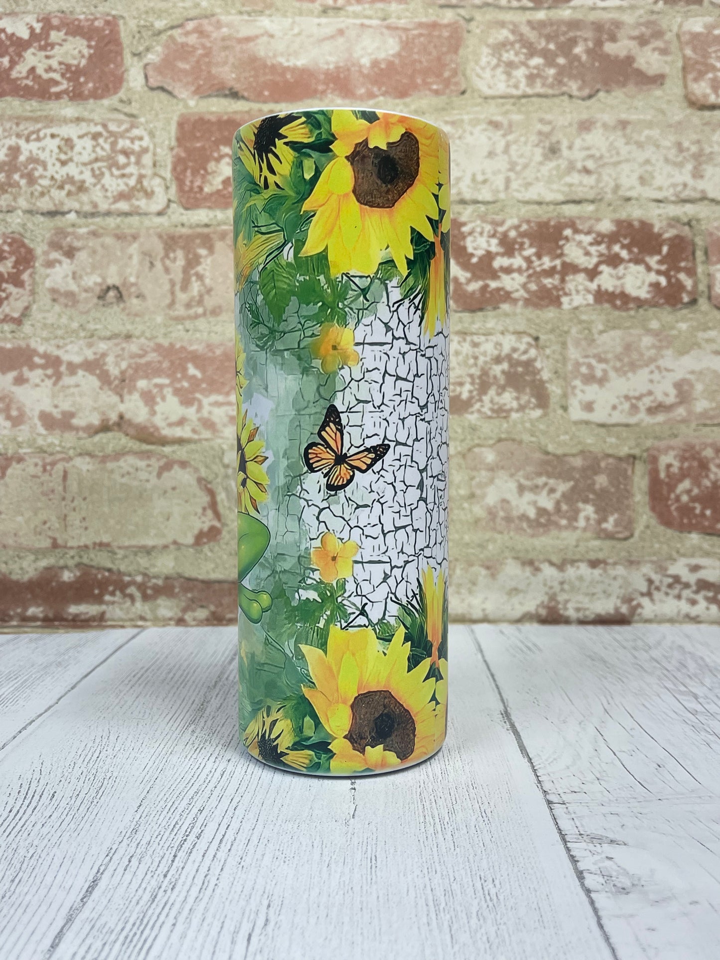 20oz Frog Sunflower