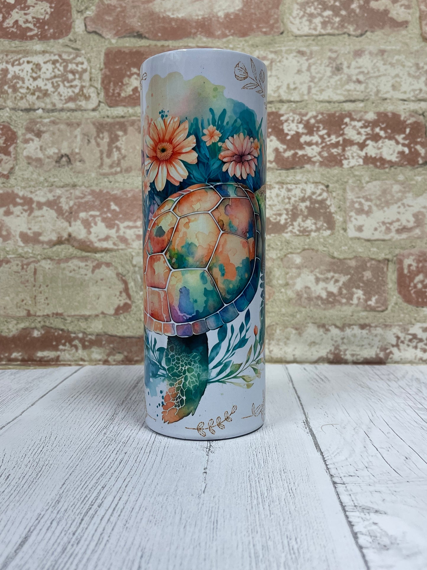 20oz Sea Turtle Flower