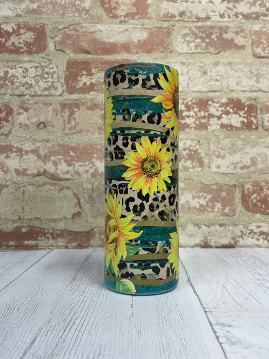 20oz Sunflower Leopard
